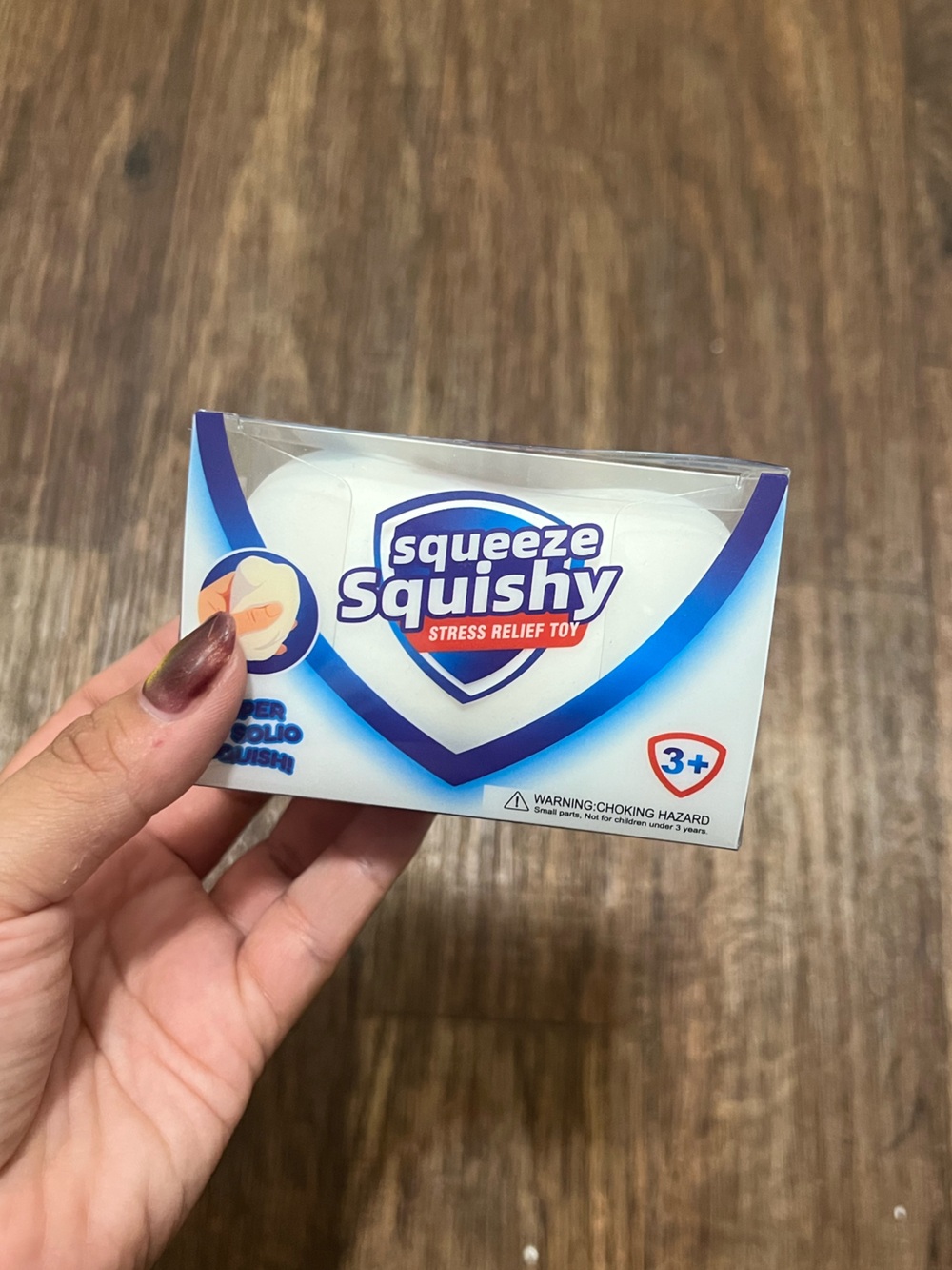 2 Cute Squeeze Squishy Stress Relief Toy - White